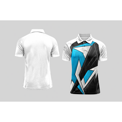 Next Print Cricket Polo Half White Customized Jersey NPCWH00A425