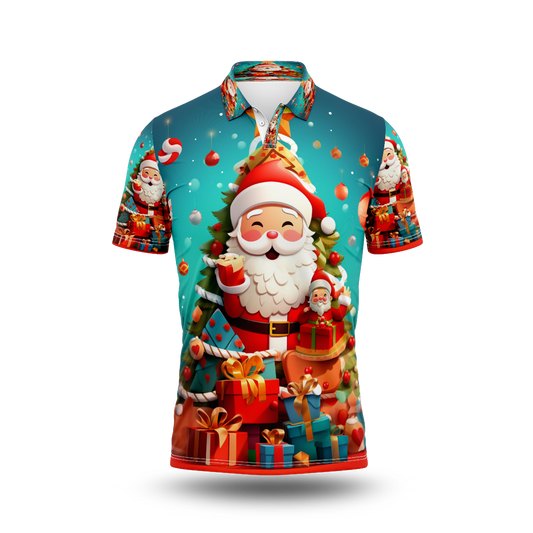 Santa Printed T-Shirt.