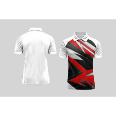 Next Print Cricket Polo Half White Customized Jersey NPCWH00A431