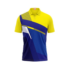 Next Print Customised Polo Neck Yellow Jersey NPTS37