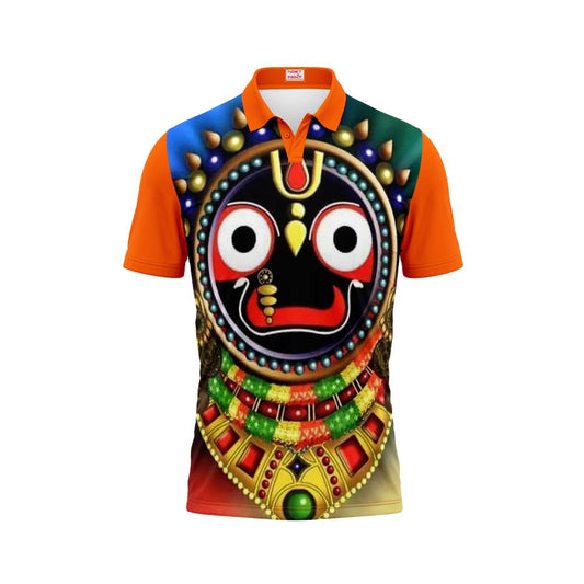 Next Print Puri Jagannath Photoprinted Tshirt Orange Colour Design 44