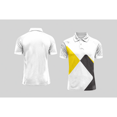 Next Print Cricket Polo Half White Customized Jersey NPCWH00A44