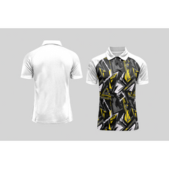 Next Print Cricket Polo Half White Customized Jersey NPCWH00A453