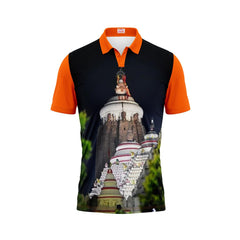 Next Print Puri Jagannath Photoprinted Tshirt Orange Colour Design 45