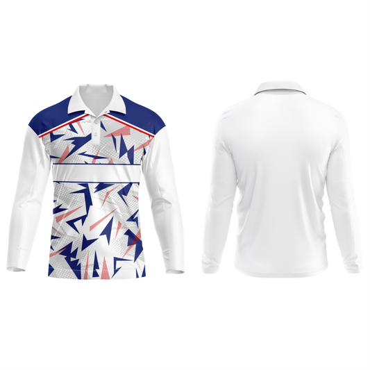 Next Print Polo Neck White Customized Jersey NP00001A183