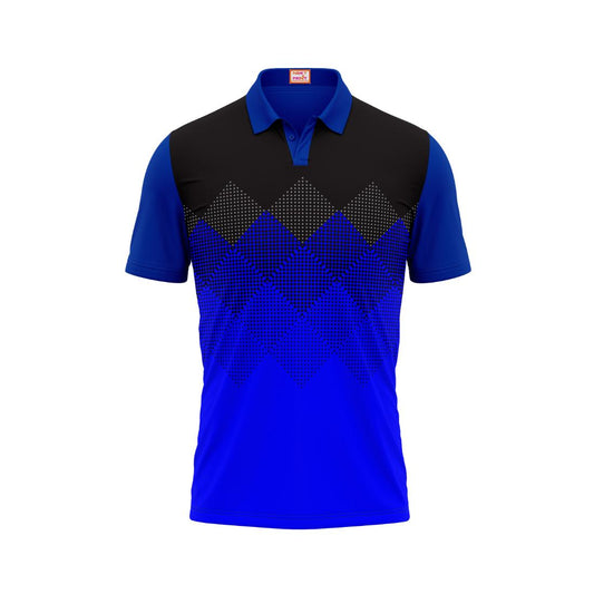 Next Print Customized Polo Neck Royal Blue Jersey NPTS37
