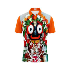 Next Print Puri Jagannath Photoprinted Tshirt Orange Colour Design 46