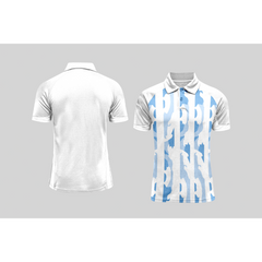 Next Print Cricket Polo Half White Customized Jersey NPCWH00A46