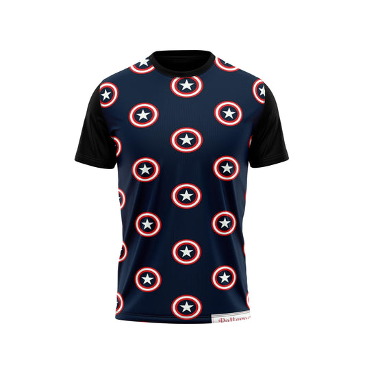 Next Print Captian America Printed Tshirt Design 1