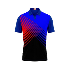 Next Print Customized Polo Neck Royal Blue Jersey NPTS20