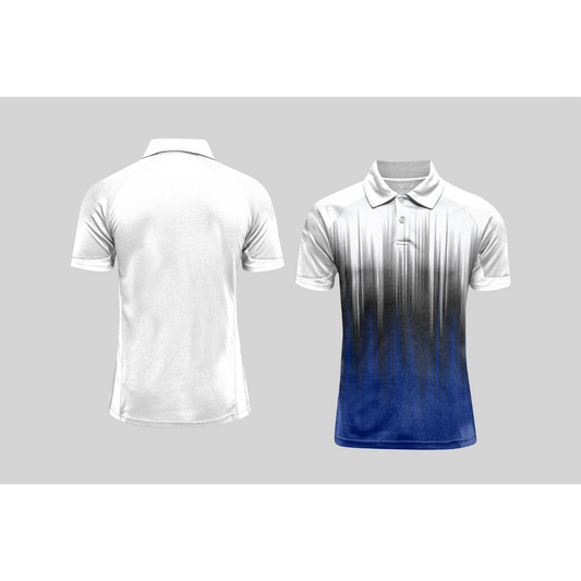 Next Print Cricket Polo Half White Customized Jersey NPCWH00A472
