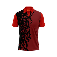 Red Polo Neck Half Sleeve T Shirt Nextprintr440