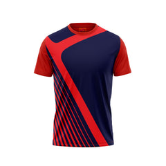 Red Round Neck Half Sleeve Tshirt Nextprintr NP50000744