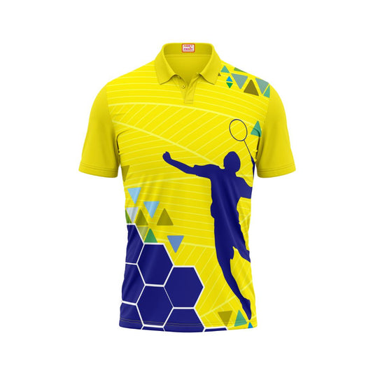 Next Print Customised Polo Neck Yellow Jersey NPTS41