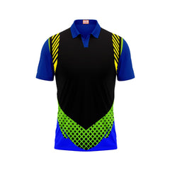 Next Print Customized Polo Neck Royal Blue Jersey NPTS03