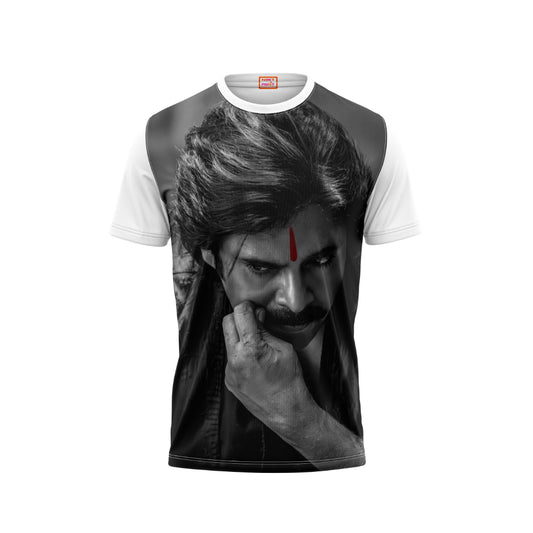 Nextprint Pawan kalyan trending photo printed tshirt