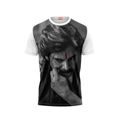 Nextprint Pawan kalyan trending photo printed tshirt