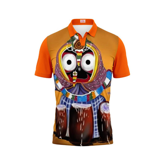 Next Print Puri Jagannath Photoprinted Tshirt Orange Colour Design 49