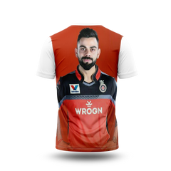 Virat Kohli Photo Printed T-Shirt.