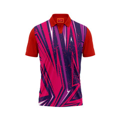 Red Polo Neck Half Sleeve T Shirt NextprintrL125