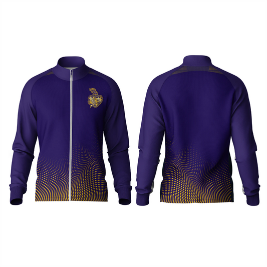 Next Print Ipl Kolkata High Neck Polo Customized Jacket
