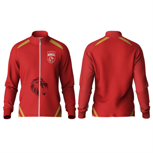 Next Print Ipl Punjab High Neck Polo Customized Jacket