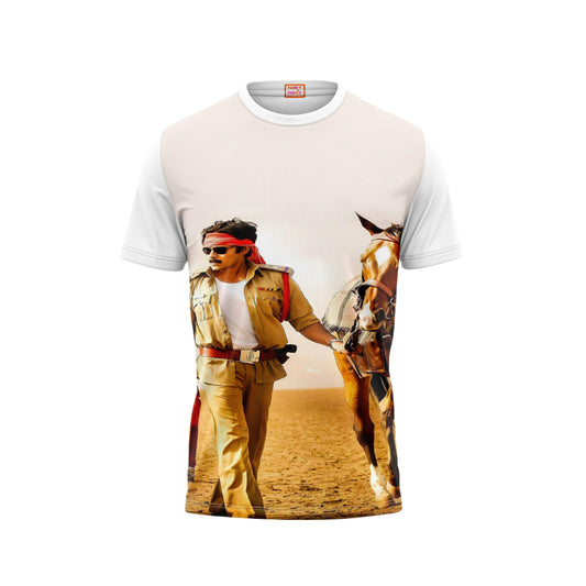 Nextprint Pawan Kalyan Gabbar Singh Printed Tshirt (Copy)