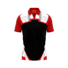 Red Polo Neck Half Sleeve T Shirt Nextprintr NP50000759