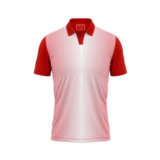 Red Polo Neck Half Sleeve T Shirt Nextprintr46