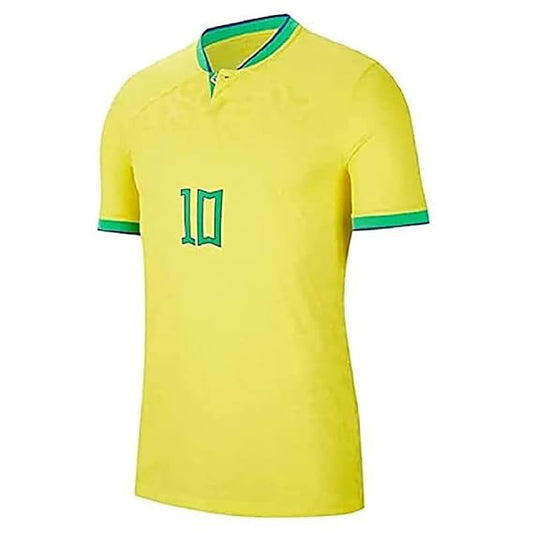 NextPrint Neymar Jr #10 Home & Away Football Jersey Kit 2024/25 – Soccer Set for Kids, Boys & Men