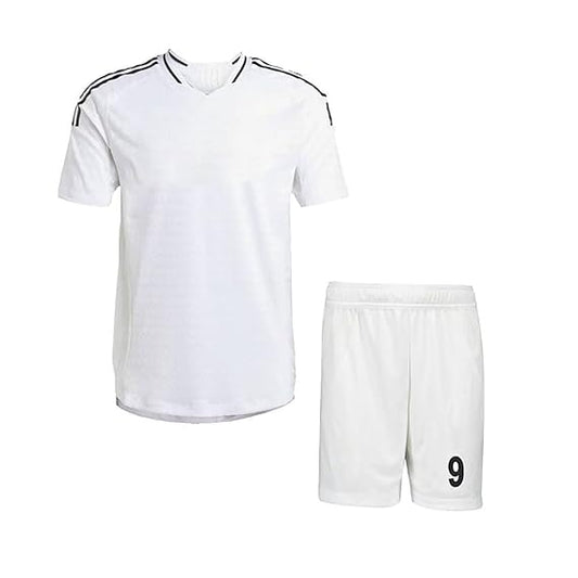 NextPrint Kylian Mbappé Football Jersey Set – Home & Away Kit with Shorts for Kids, Boys & Men
