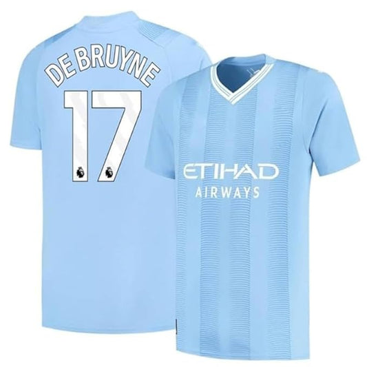 Next PrintRJM DE Bruyne Football Team Black Jersey