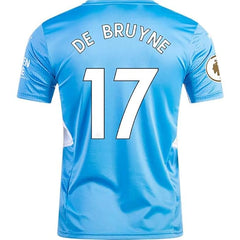 Next Print Kevin Debruyne 17 Number City Football Jerseys Club Team Men's Home Jersey Old
