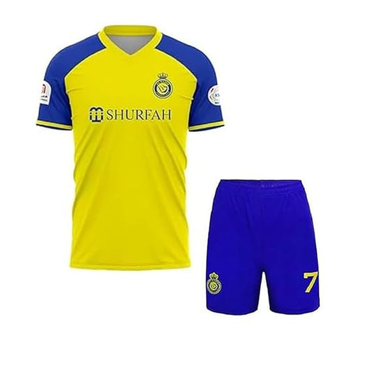 NextPrint Kylian Mbappé Football Jersey Set – Home & Away Kit with Shorts for Kids, Boys & Men