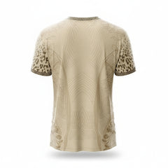 Next Print Desert Leopard Sports Jersey – Custom Name & Number | Kids, Men, Women Sizes 2Y to 4XL | Football, Cricket, E-Sports Jersey | Breathable Fabric | Premium Sublimation Print Beige