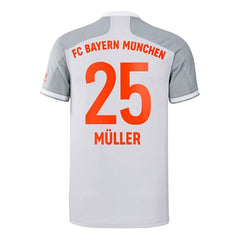 Next Print Muller Jersey New Club 25 Number Football Jerseys Bundusa Men's Away