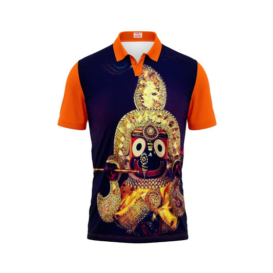 Next Print Puri Jagannath Photoprinted Tshirt Orange Colour Design 51