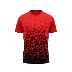Red Round Neck Half Sleeve Tshirt Nextprintr NP50000768