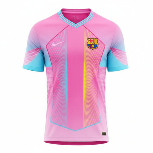 NextPrint Barcelona 2025 Pink Special Edition Jersey – Football T-Shirt for Kids, Boys & Men