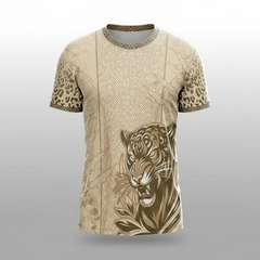Next Print Desert Leopard Sports Jersey – Custom Name & Number | Kids, Men, Women Sizes 2Y to 4XL | Football, Cricket, E-Sports Jersey | Breathable Fabric | Premium Sublimation Print Beige