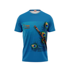 Next Print Krishna janmashtami All Over Printed Tshirt Blue 3