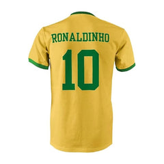 Ronaldinho Jersey National Jersey 10 Number Football Jerseys Club Team Men's Home