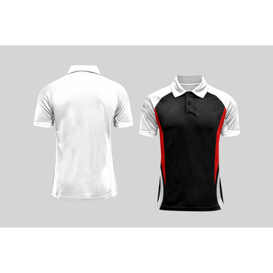 Next Print Cricket Polo Half White Customized Jersey NPCWH00A52