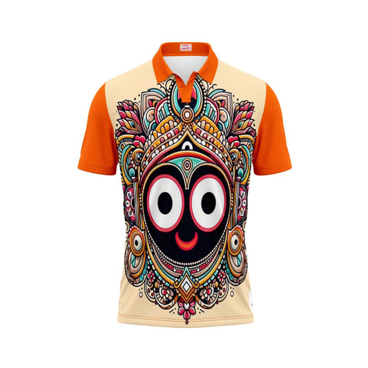 Next Print Puri Jagannath Photoprinted Tshirt Orange Colour Design 53