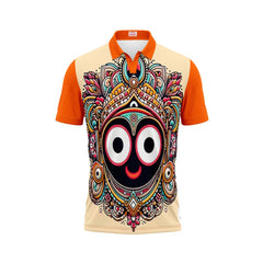 Next Print Puri Jagannath Photoprinted Tshirt Orange Colour Design 53