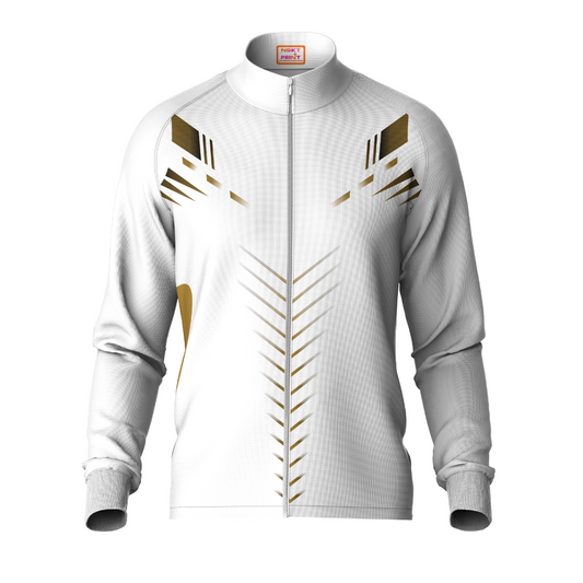 Next Print Printed White Jacket.