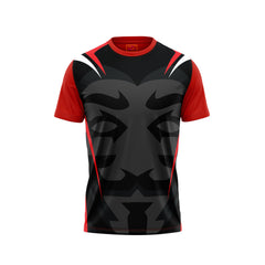 Red Round Neck Half Sleeve Tshirt Nextprintr NP50000778