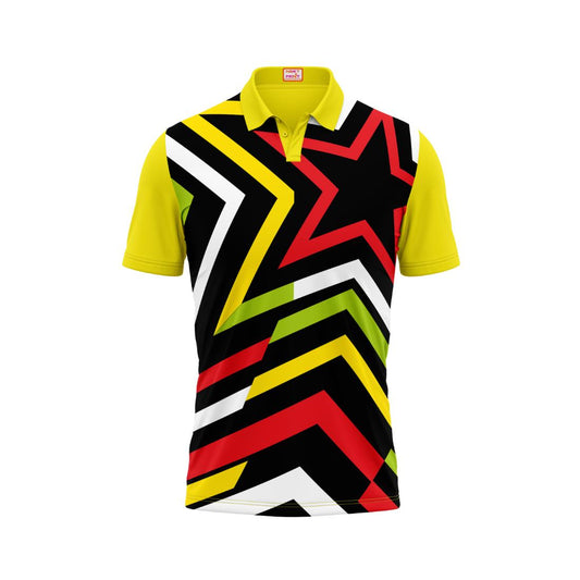 Next Print Customised Polo Neck Yellow Jersey NPTS50