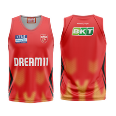 Next Print Customised Ipl Punjab Kings Printed Basketball Jersey