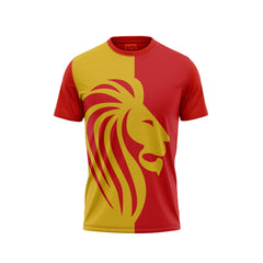 Red Round Neck Half Sleeve Tshirt Nextprintr NP50000787